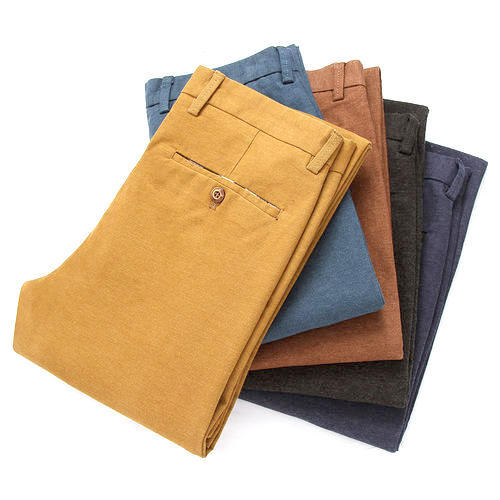 Bunch of men's cotton jeans