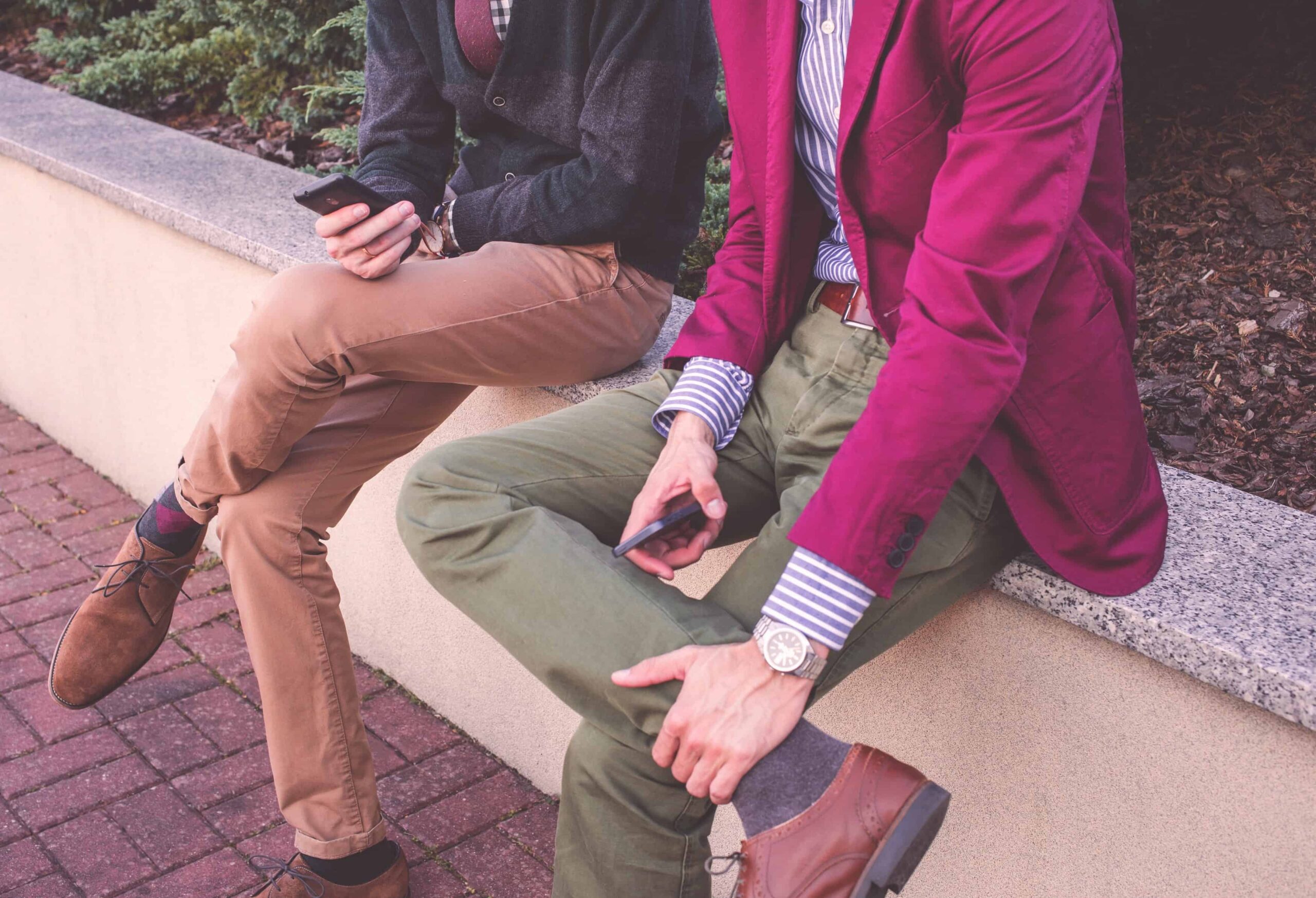 2-men-wearing-formal-attire-s2 men sitting-beside-each-other-